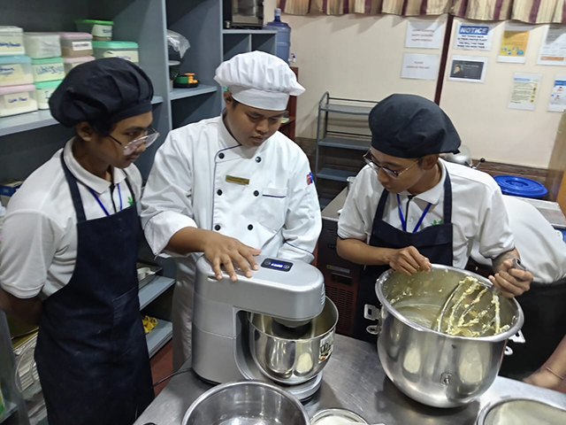 Flour provides structure and protein formation
